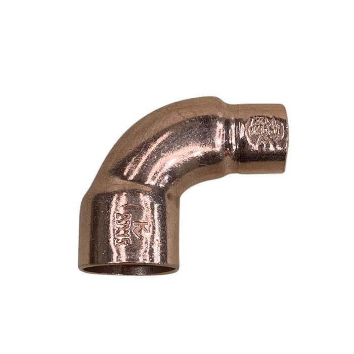 20mm X 15mm 1/2" Copper Capillary Elbow W12R 