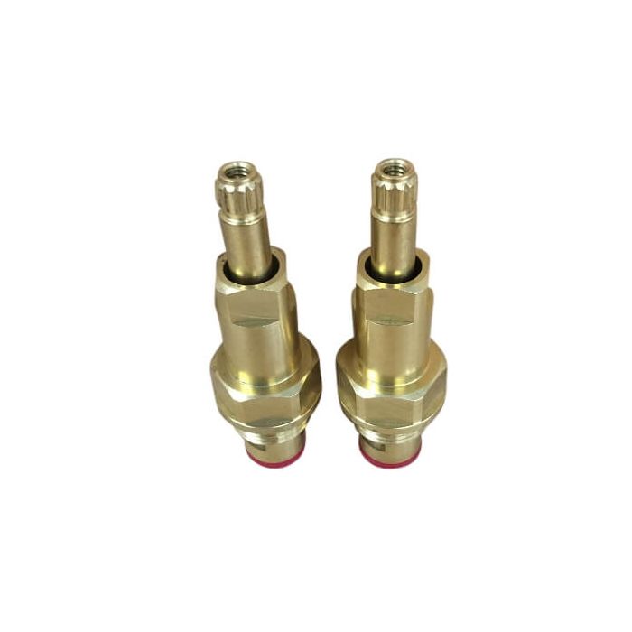 Easytap TZ2013 1/4 Turn Irwell 88-98 Wall Spindles Ceramic Disc 12 Teeth Top Brass