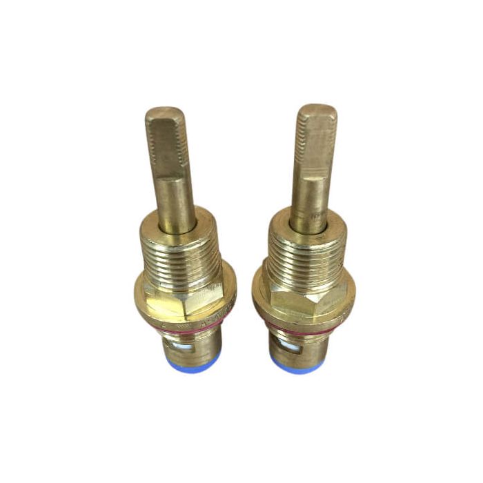 Easytap TZ2023 1/4 Turn Dorf Contessa Basin Spindles Ceramic Clockwise Close Flat Side (Pair)