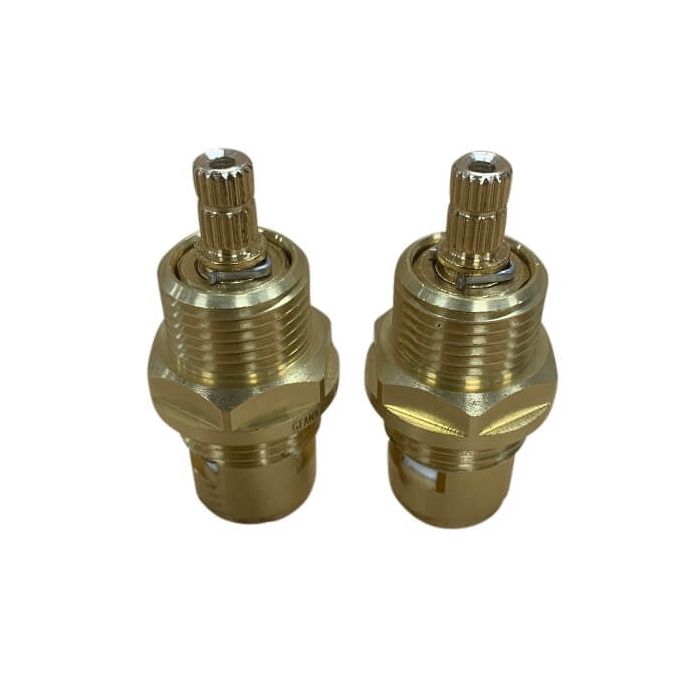 Easytap TZ2056-2 1/4 Turn Tap Spindles 60mm Clockwise Close 20 Teeth