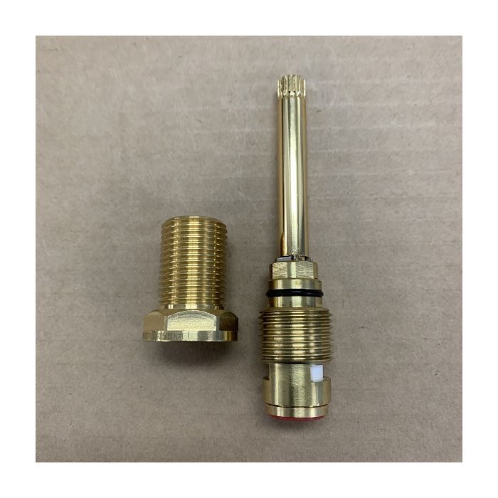 Easytap TZ2065 1/4 Turn Gold Bastow Wall Spindles Ceramic Clockwise Close 16 Teeth (Pair)