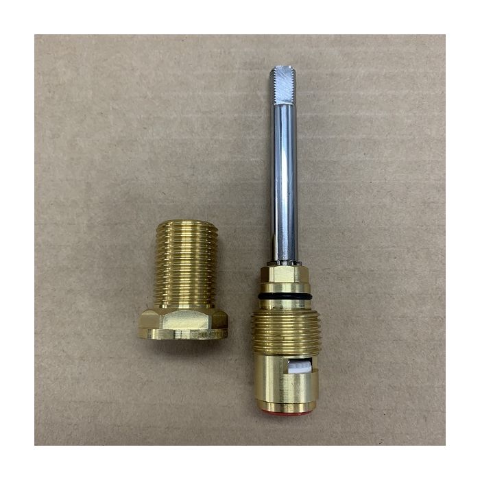 Easytap TZ3010A 1/2 Turn Dorf Wall Spindles Ceramic Clockwise Close Flat Side Chrome (Pair)