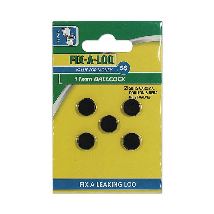 Fixaloo Ballcock Washer 11mm (Card 5) 226310        