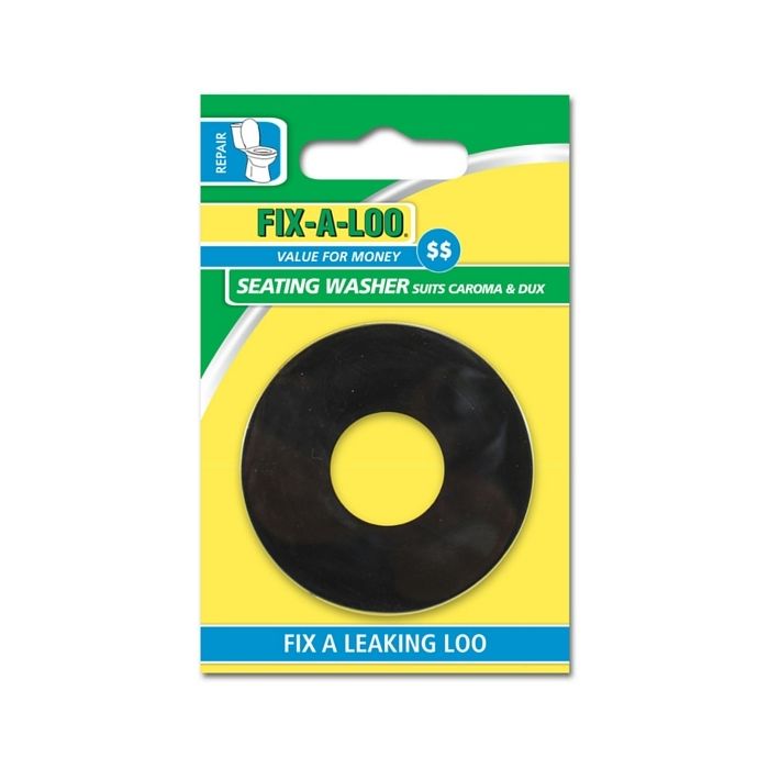Fixaloo Caroma & Dux Seating Washer Black (Card) 226167 