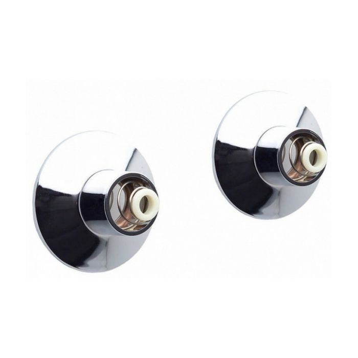 Flanges & Springs Wall Type Abs Chrome 