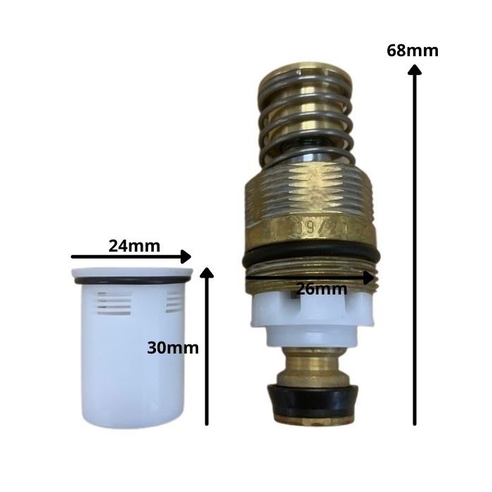 Gentec Flostop TFT9304 Time Flow Tap Cartridge Suit TFT3500 / TFT35KIT Knee Valve