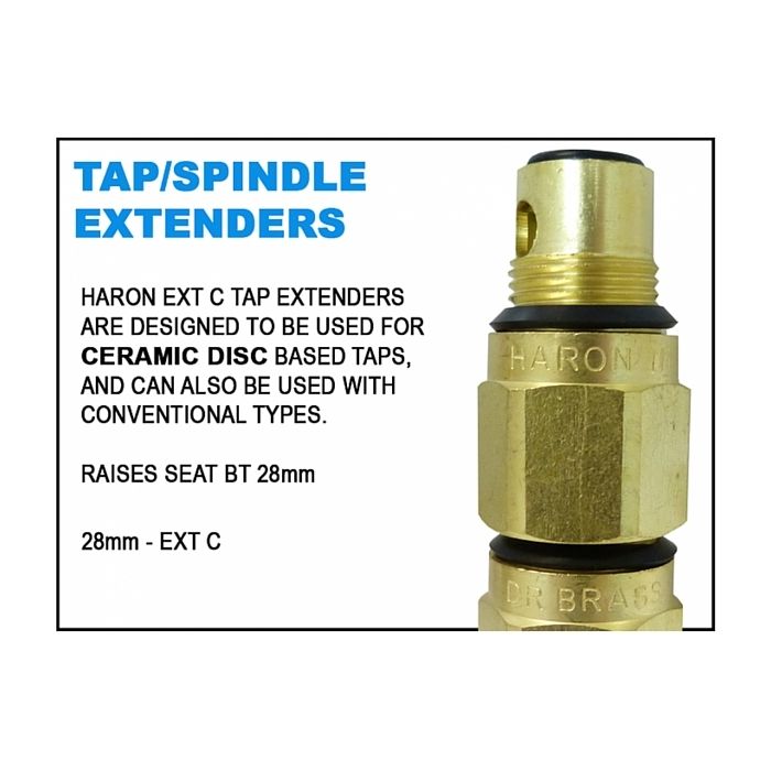 Haron 28mm Tap Spindle Body Extenders Suit Ceramic Disc 