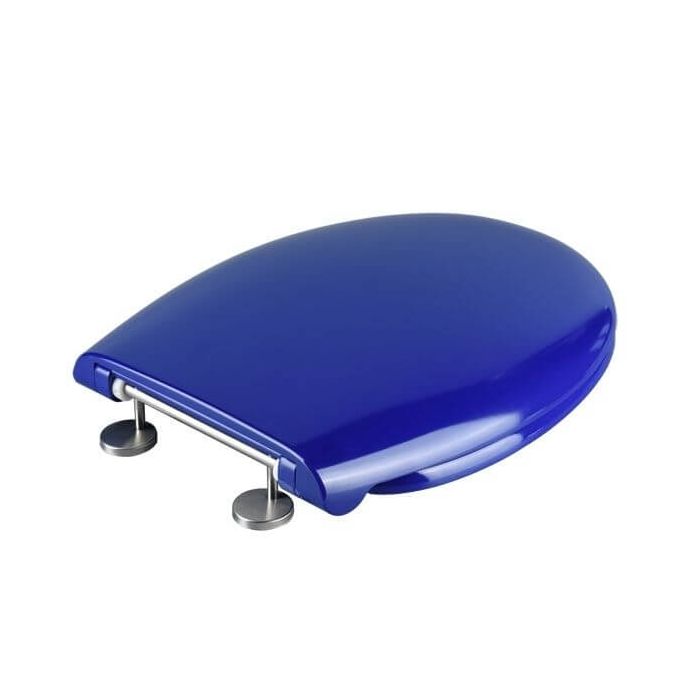 Haron Citte Blue Toilet Seat Slow Close Top & Bottom Fix Hinges TS-785604 Haron Citte Blue Toilet Seat Slow Close Top & Bottom Fix Hinges TS-785604