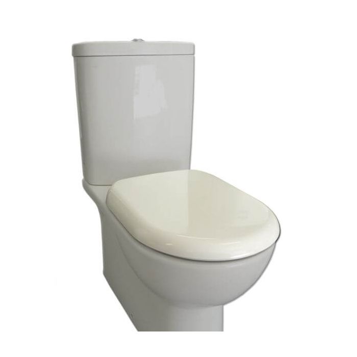 Haron Florenze Toilet Seat White Slow Close Quick Release Hinges TS-1800