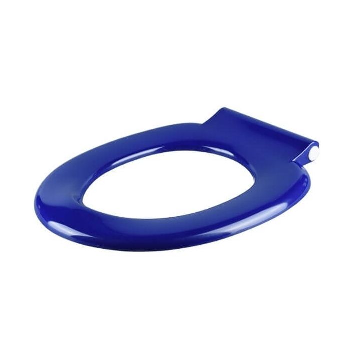 Haron Melrose Blue Toilet Seat With Locking Buffers Top & Bottom Fix Hinges TS-775604 