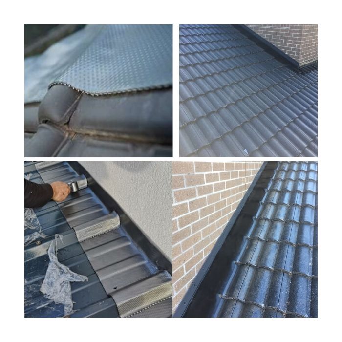 Leadax 300mm X 6m Black Roof Flashing 