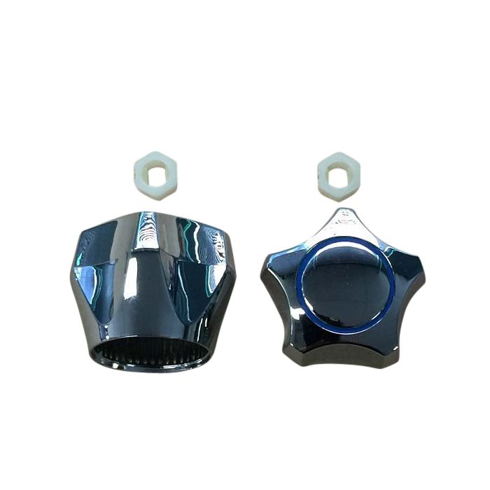 Multifit Plastic Tap Handle & Button Chrome