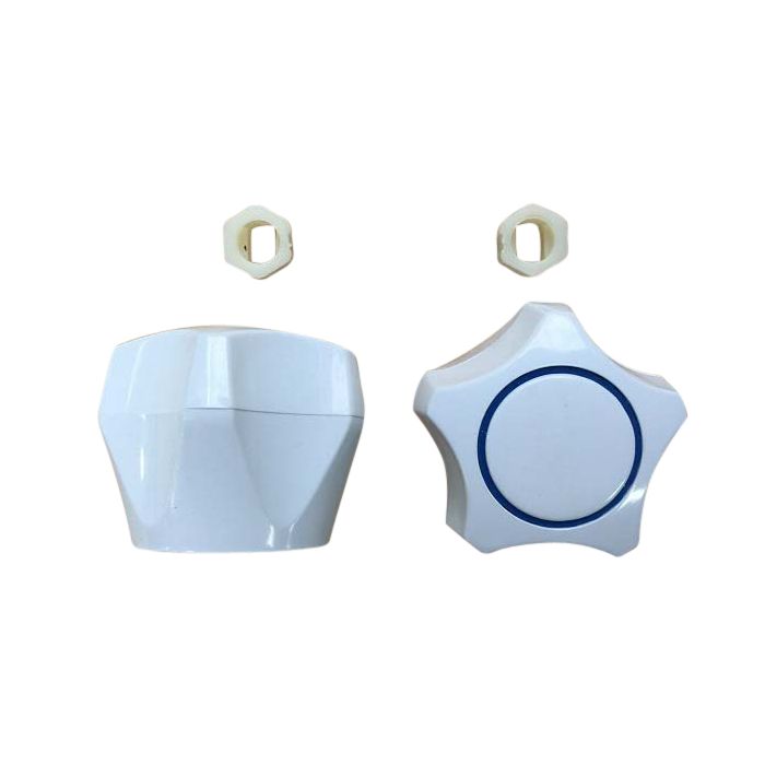 Multifit Plastic Tap Handle & Button White