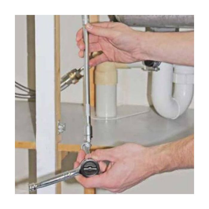 Plumtool Mixer Tap Deluxe Socket Set With Palm Wrench PTMT487