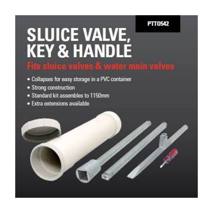Plumtool Sluice Valve Key And Handle PTTO542