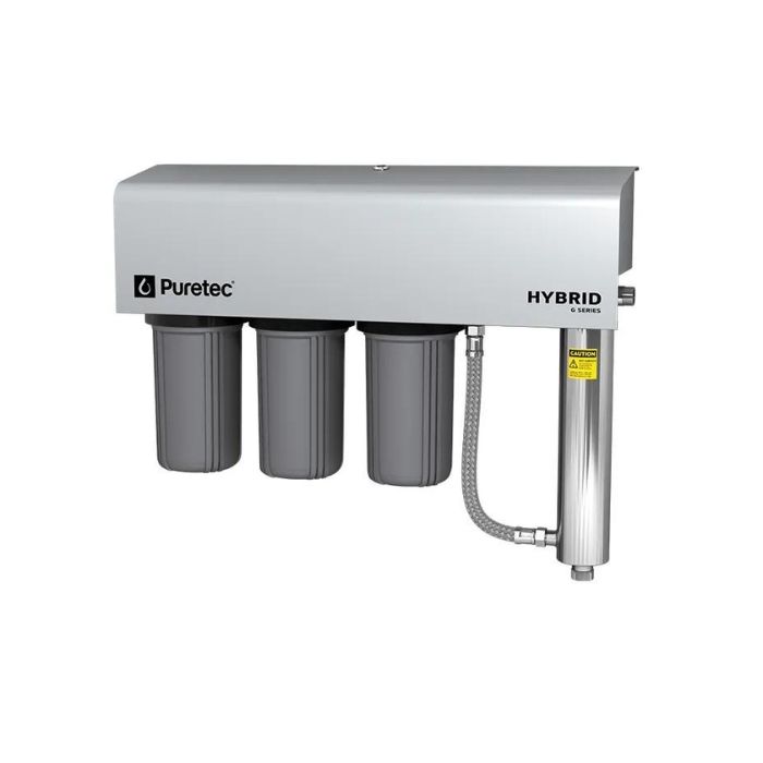 Puretec Hybrid G12 Triple Action Whole House Ultraviolet Water Filter System 10"
