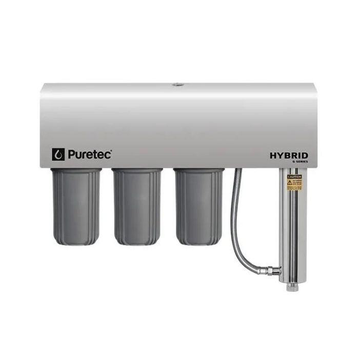 Puretec Hybrid G12 Triple Action Whole House Ultraviolet Water Filter System 10"