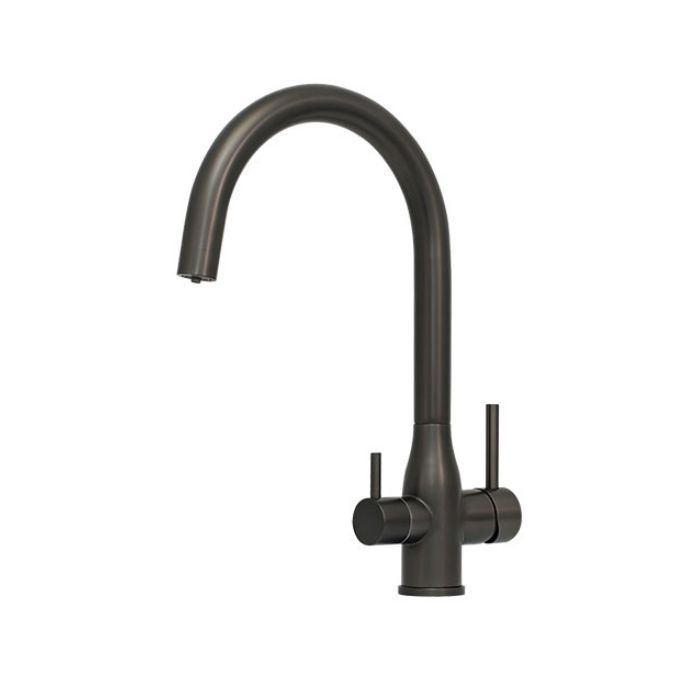 Puretec Tripla ELITE-10GM Gunmetal Satin 3-Way Water Filter Mixer Tap 