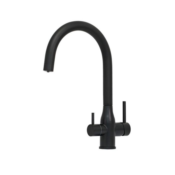 Puretec Tripla ELITE-10MB Matt Black 3-Way Water Filter Mixer Tap 