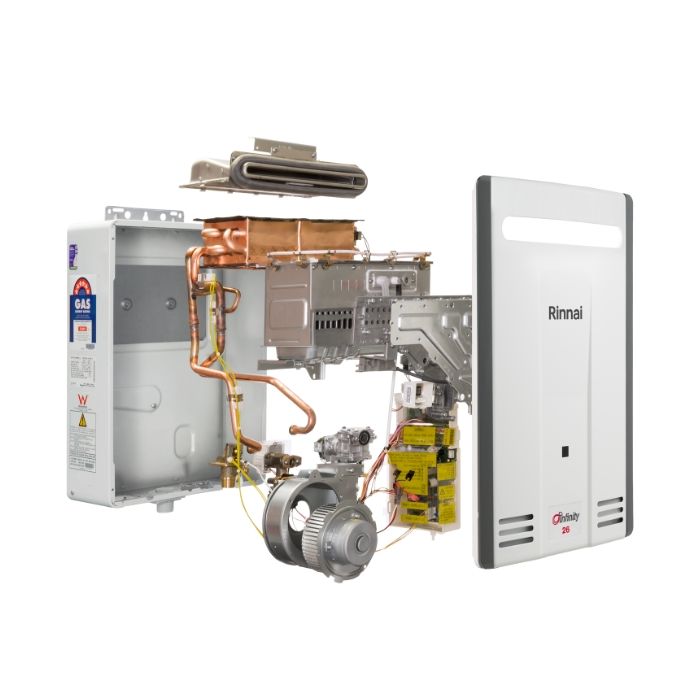 Rinnai Infinity 26 NATURAL GAS 50C INF26N50MA Continuous Flow Hot Water Heater 