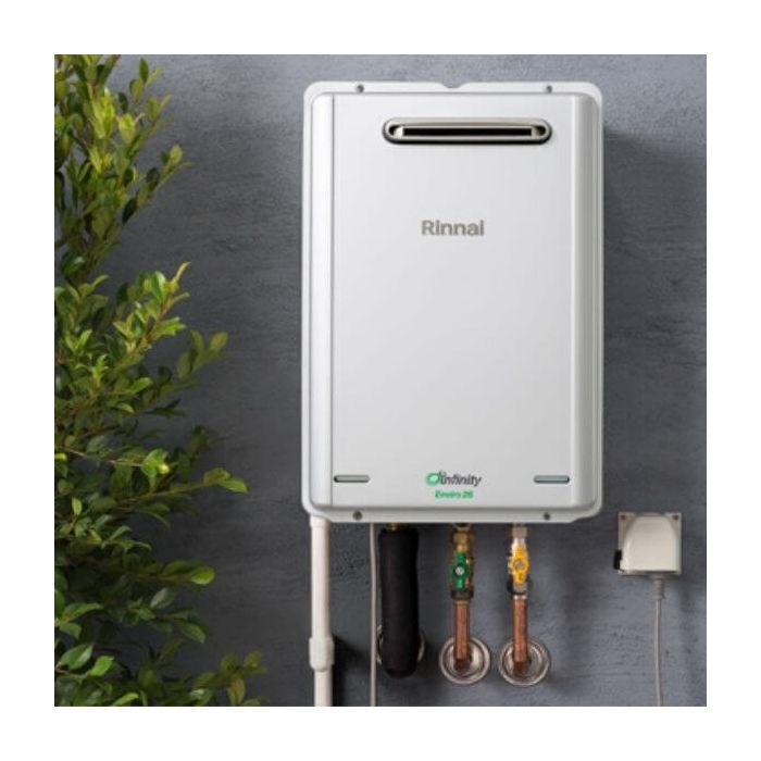 Rinnai Infinity Enviro 26 Preset 60C Natural Gas Continuous Flow Hot Water System INF26EN60 
