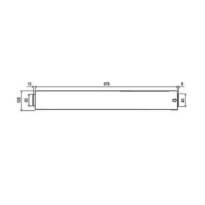 Rinnai Infinity FFPIPE1000 Flue Pipe 1000mm 