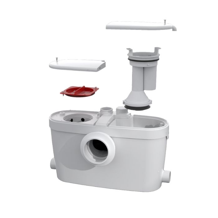 Saniflo Saniaccess 3 Toilet Macerator Pump SA81 - 4 Available Inlets 