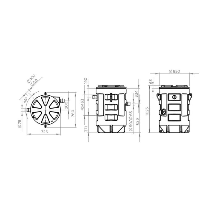 Saniflo Sanifos 280 GR Underground Waste Water Pump Lifting Station SA305