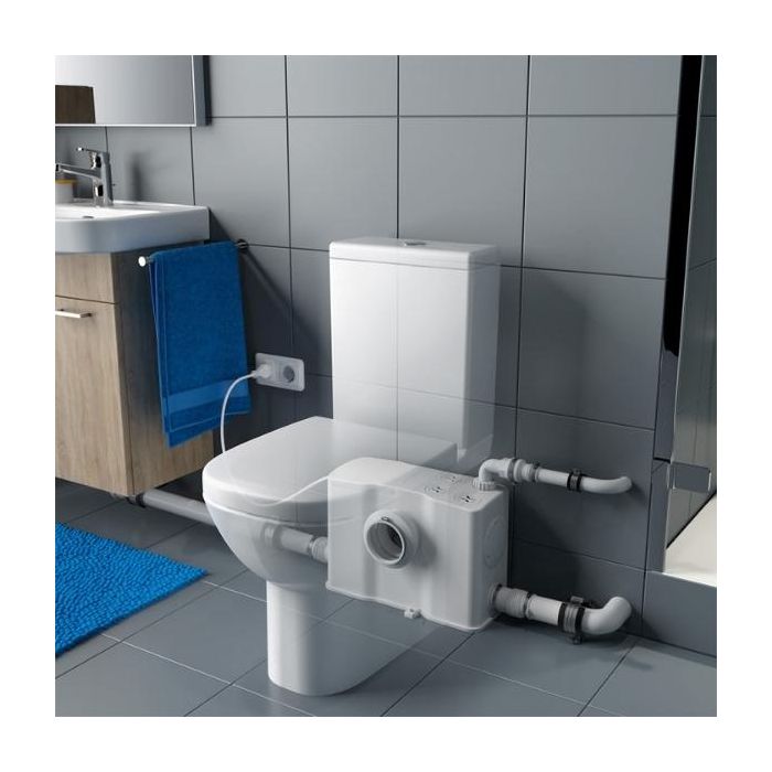 Saniflo Sanimulti Toilet Macerator Pump SA222 - 4 Available Inlets