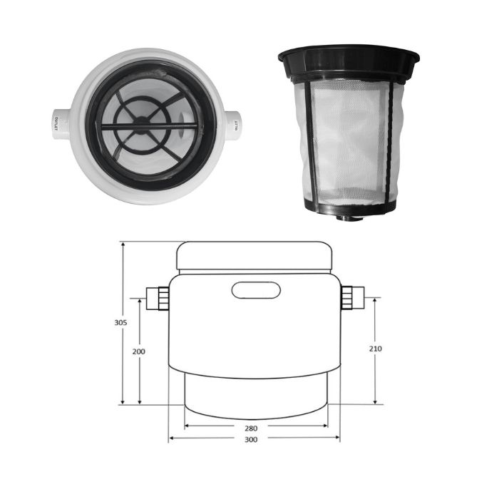 Saniflo SFA Sanihair Hairdressing Hair Trap