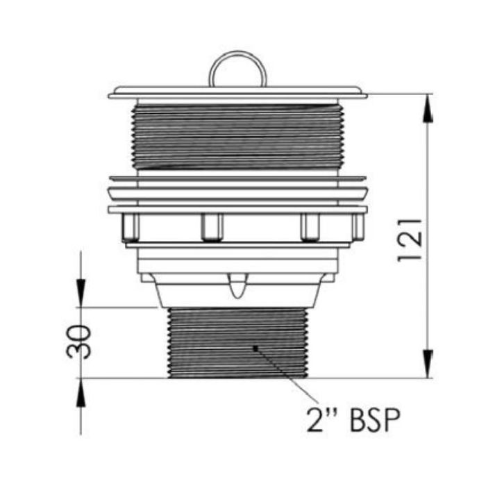 90mm Scrap Trap Cast Sink Waste Arrestor 304 Stainless SCRAP-S-90