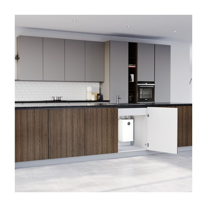 Stiebel Eltron SNU 5 Plus Chrome Fixed Outlet Mixer Hot Water Heater Open Vented 208205