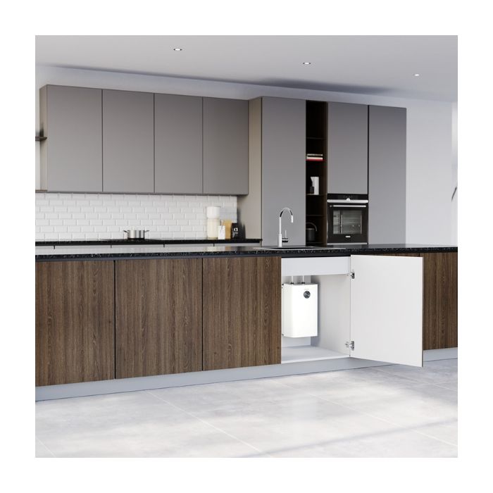 Stiebel Eltron SNU 10 Plus Chrome Goose Neck Sink Mixer Hot Water Heater Open Vented 208193