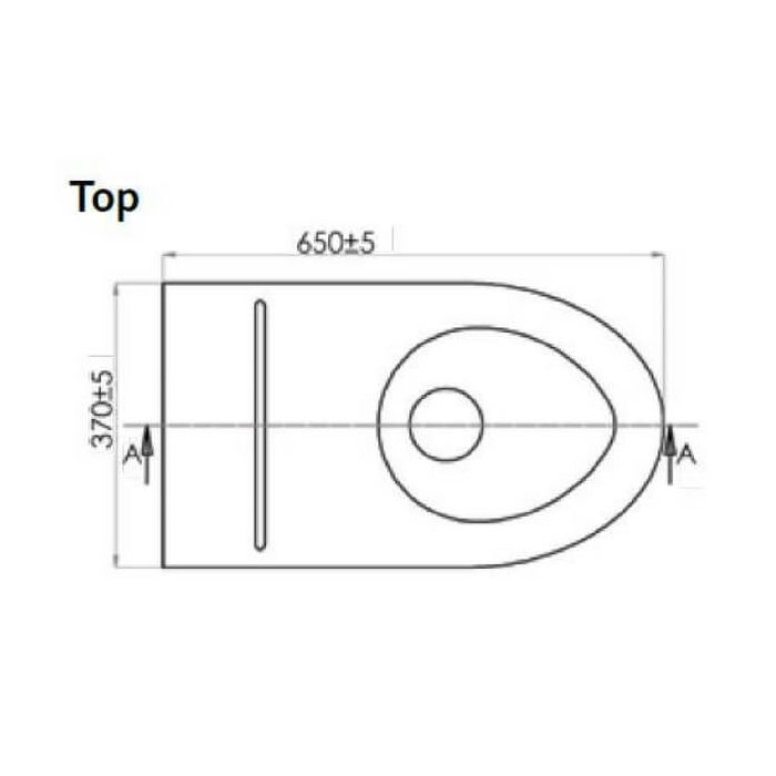 Wall Faced Ambulant Toilet Pan S Trap Stainless Steel WC-SSAS 