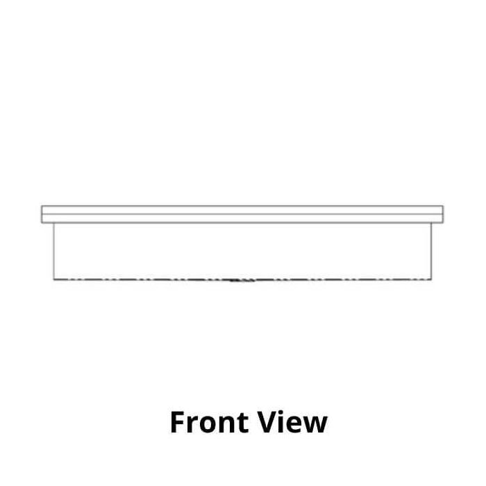 2400mm Wallsend Pattern Wash & Bubbler Trough Centre Outlet 304 Stainless Steel PT-7-2400
