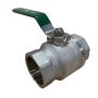 100mm Ball Valve Lever Handle Female Gas Water Approved 4" BSP W100F thumbnail
