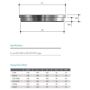 100mm Floor Clear Out Chrome Round Suit PVC FLG9  thumbnail