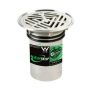 100mm Vinyl Floor Waste With Strainer Basket Stainless Steel 304 FW-100VRBT thumbnail