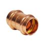 15mm 1/2" Coupling Socket Gas Copper Press  thumbnail