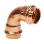 15mm 1/2" Elbow 90 Deg Gas Copper Press thumbnail