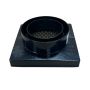 150mm PVC Square Stormwater Grate Stainless Mesh Suits 90mm & 100mm Pipe SSWF0623 thumbnail