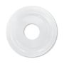 15mm 1/2" Flat Cover Plate White Metal Suit BSP thumbnail