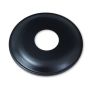 15mm 1/2" BSP X 10mm Rise Cover Plate Matt Black Metal Round thumbnail