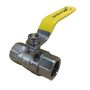 15mm Gas Lever Handle Ball Valve Female AGA Approved 1/2" BSP GBV15  thumbnail