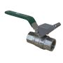 15mm Lockable Ball Valve Lever Handle Female Gas Water Approved 1/2" BSP LW15F   thumbnail