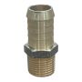 15mm Male X 20mm Hose Barb Brass BSP 1/2 x 3/4  thumbnail