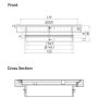 200mm Vinyl Floor Round Clear Out 304 Stainless Suit 150mm Outlet FW-200VCO-150-304 thumbnail