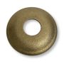 20mm BSP X 10mm Rise Cover Plate Rough Brass Metal  thumbnail