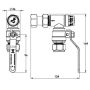 20mm Pressure Reduction Combination Boundary Ball Valve 500kPA AVG PRVB20-BV20   thumbnail