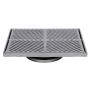 300mm Square Floor Grate Heel Proof 316 Stainless 150mm Outlet FW-300S-150-316 thumbnail